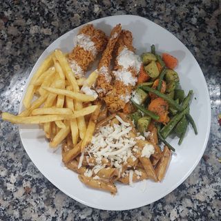 Plat Chicken Sauce Champignon