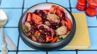 Chveni Salad with Cherry