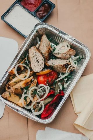 Сет Люля-кебаб з овочами 