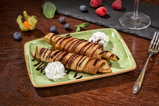 Clatite cu ciocolata