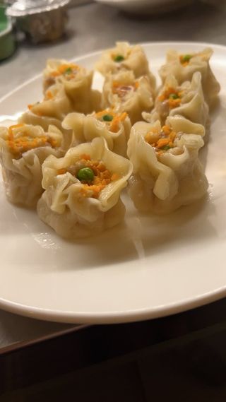 Ravioli con gamberi e maiale