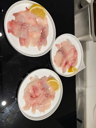 Carpaccio di ricciola mediterraneo 100 g