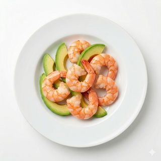 Shrimps Avocado