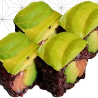110.salmón aguacate y arroz negro 