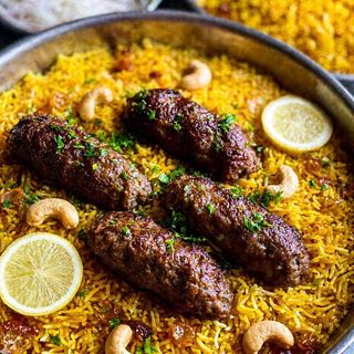 Beef Kebab Biryani