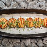 Запечений рол з тигровою креветкою 