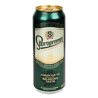 Пиво Staropramen світле з/б (0,48л)