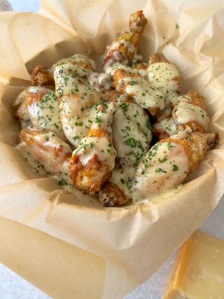 Garlic Mayo E Parmesana Wings 8 Unidades