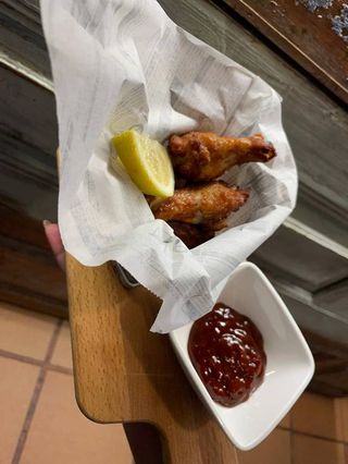 Asas de Frango Fritas