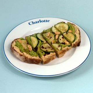 Tartine Petits pois et truffe