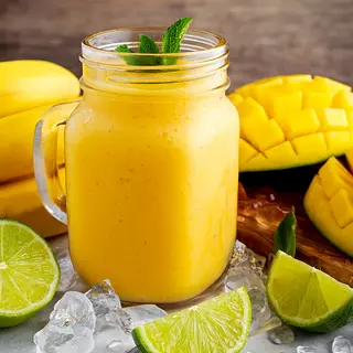 Jus De Mangue Avec Citron