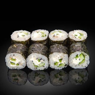 Хосомаки краставица и филаделфия (8 бр - 115 гр)