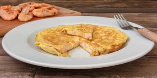 Tortilla Con Gambas