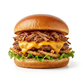 Burger De Cerdo Desmenuzado