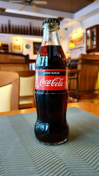 Coca Cola ZERO Szklana butelka :)