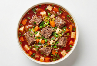 Borş din pulpă vită (pulpa vita fiarta)