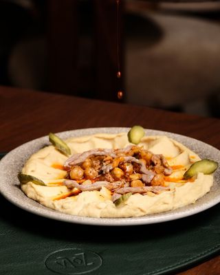 Houmous Chaud Au Bœuf