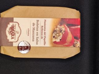 Pimientos Del Piquillo Rellenos De Boletus En Salsa De Manzana 250G