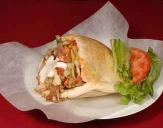 Shawarma Normal Con Queso Y Ternera