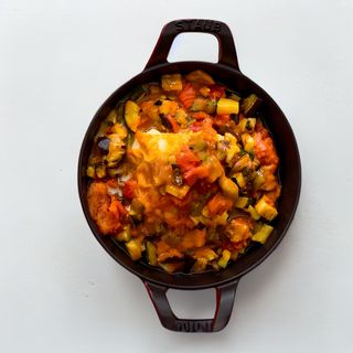 Bacalao con sanfaina