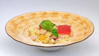 Феттучини с лососем 