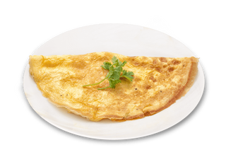 Omelette Nature & Batbout