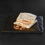 Гриль-лаваш з шинкою, грибами та сиром