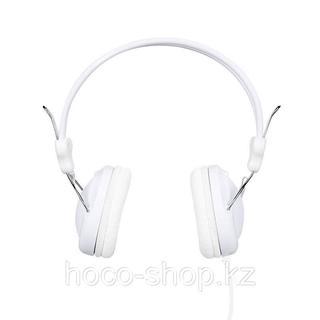 Проводные большие наушники Hoco W5 Manno, White 