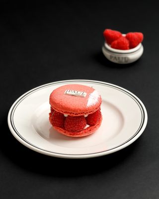 Macaron à la framboise