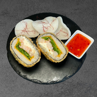 Суші бургер з креветкою  (300г)