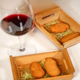 Croqueta cremosa de buey