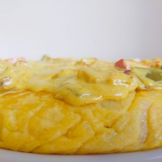 Tortilla Con Pollo Al Curry