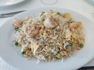 Arroz Chao Chao com gambas