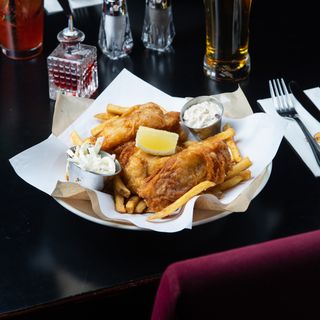 Beer battered fish & chips
