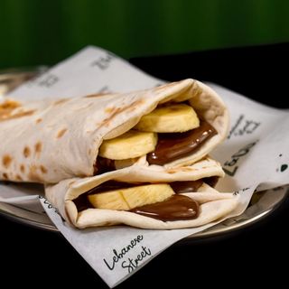 Wrap de Nutella con plátano