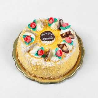 Mimosa chantilly e gocce di cioccolato   - per 4 persone