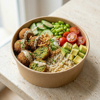 Poké Falafel (100% végétal, complet et nourrissant)