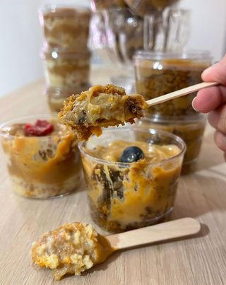 Cuchareable de carrot cake con manjar