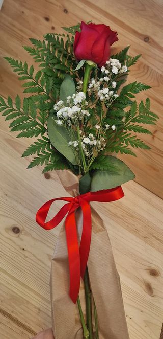 Ramo De 1 Rosa Roja