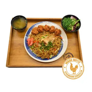 D10 Karaage-Yakisoba