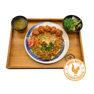 D10 Karaage-Yakisoba