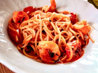 Паста з креветками у томатному соусі (270g)