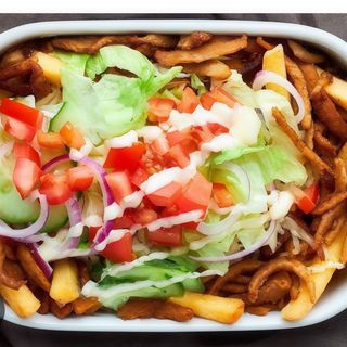 Pedrata con ensalada ( pequeña)