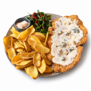 Snitel de pui cu sos Gorgonzola-530g