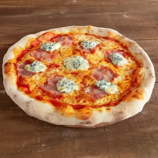 Pizza Prosciutto a la gorgonzola + Coca cola 0.5