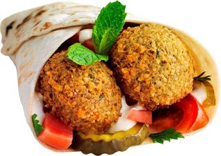 10 Wrap falafel