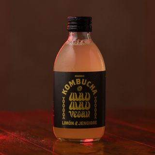 Kombucha Mad Mad Vegan limón y jengibre (250 Ml.)