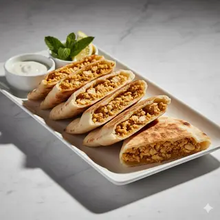 Arayes de pollo