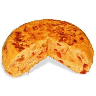 tortilla de patatas con chorizo 4 porciones aprox 1,2kg