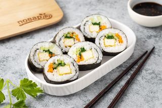 Кимпаб с говяжьей ветчиной